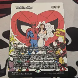 Wedding Ring Showcase Mythic, Magic The Gathering Marvel Spiderman #007, MTG - Image 1