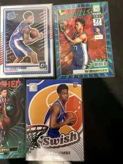 2025-26 Donruss Basketball VJ Edgecombe Lot Of 5 Rookies - Image 3