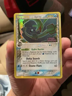 Rayquaza (Delta Species) 16/110 Holon Phantoms Reverse Holo Rare MP! Pokemon - Image 1