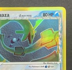 2006 Pokemon Delta Species EX Holon Phantoms RAYQUAZA 16/110 Holo Foil MP - Image 4