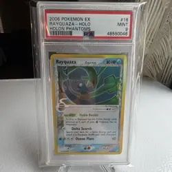 Pokemon 2006 Rayquaza Delta Species Holo 16/110 Holon Phantoms PSA 9 - Image 1