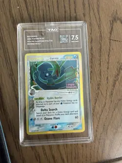 Pokemon TCG Rayquaza Delta Species 16/110 Holon Phantoms Reverse Holo TAG 7.5 - Image 1