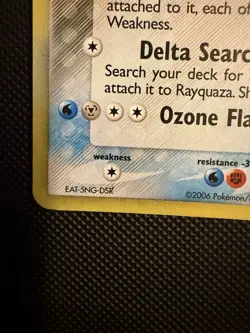 Pokemon TCG Rayquaza Delta Species Holo Rare 16/110 Holon Phantoms 2006 Reverse - Image 5
