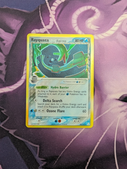 Pokemon TCG Rayquaza Delta Species 16/110 Holon Phantoms Holo Rare - Image 1