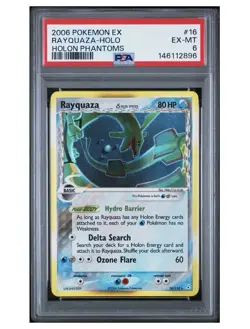 Pokemon TCG Rayquaza Delta Species Holo 16/110 Holon Phantoms PSA 6 - Image 1