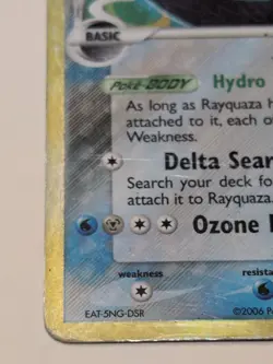 Pokemon Rayquaza Holon Phantoms 16/110 Rare Holo Delta Species Heavily Played - Image 3