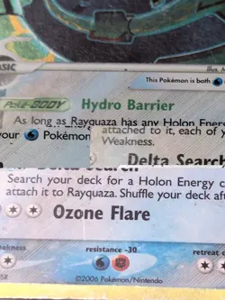 Pokemon Rayquaza Holon Phantoms 16/110 Rare Holo Delta Species Heavily Played - Image 4