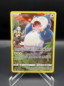 Pokemon TCG Snorlax Lost Origin Trainer Gallery Holo Card TG10/TG30 NM - Image 1