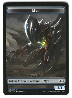 Myr Token 7 Double Masters Magic: The Gathering Near Mint - Image 1