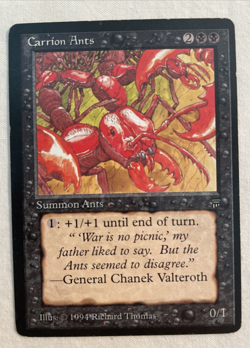 1x Carrion Ants Legends MTG Magic the Gathering MP - Image 1