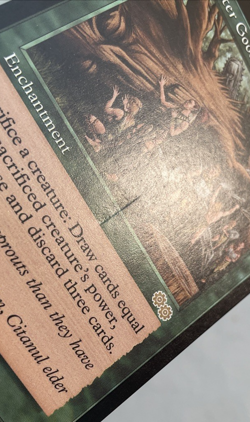 1x Greater Good Urza's Saga MTG Magic the Gathering NM (Damaged) - Image 3