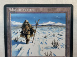 1x Adarkar Wastes Ice Age MTG Magic the Gathering MP - Image 2