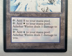 1x Adarkar Wastes Ice Age MTG Magic the Gathering MP - Image 3