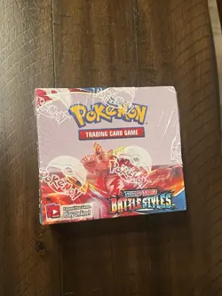 Pokemon TCG: Sword & Shield-Battle Styles SEALED Booster Box (36 Packs) - Image 1