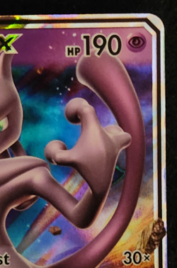 2017 Pokemon Shining Legends Mewtwo GX #39/73 Holo Foil EX-NM - Image 3