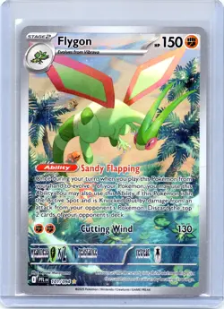 Flygon 101/094 Illustration Rare Phantasmal Flames Pokemon Holo Near Mint - Image 1