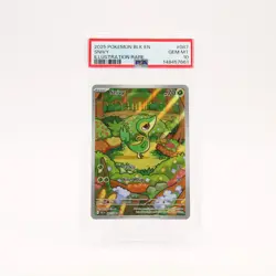 Snivy - 087/086 PSA 10 Black Bolt Illustration Rare Pokemon - GEM MT - Image 1