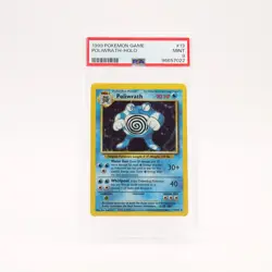 Poliwrath - 13/102 PSA 9 Base Set Unlimited Holo Rare Pokemon - MINT - Image 1