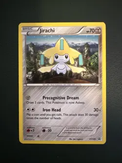 Pokemon TCG Jirachi XY195 Black Star Promo Holo 2017 MP Condition - Image 1