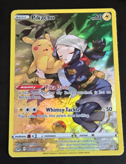 Pokemon Pikachu TG05/TG30 Lost Origin TG Holo Ultra Rare NM - Image 1