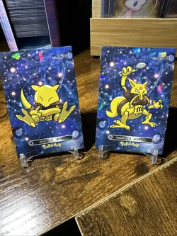 2025 Pokemon Card Database #063 Abra And #064 Kadabra Holo - Image 1