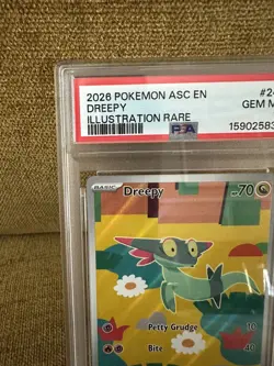 2026 Pokemon ASC EN Dreepy Illustration Rare #247 PSA 10 GEM MT - Image 4