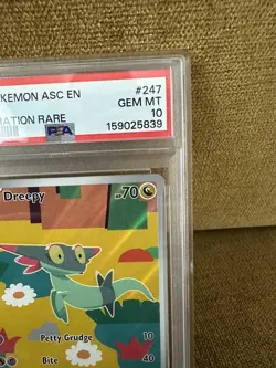 2026 Pokemon ASC EN Dreepy Illustration Rare #247 PSA 10 GEM MT - Image 5