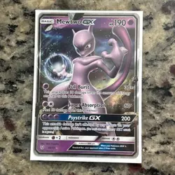 Pokemon TCG Mewtwo GX Shining Legends 39/73 Holo Ultra Rare - Image 1