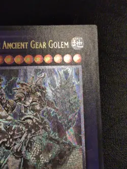 Yu-Gi-Oh! ULTIMATE RARE ULTIMATE ANCIENT GEAR GOLEM LODT-EN043 1996 COPYRIGHT NM - Image 5