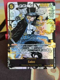 Sabo (Alternate Art) (Manga) OP04-083 Kingdoms of Intrigue Foil NM - Image 1