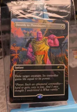 THANOS Magic the Gathering PSA Magazine Promo Swords to Plowshares Marvel Sealed - Image 1