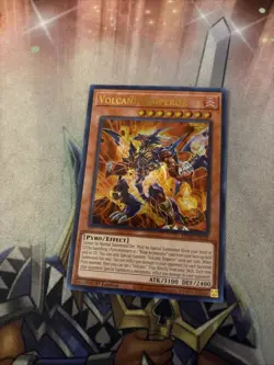 Volcanic Emperor LD10-EN018 Ultra Rare 1st Editon NM Yugioh Card - Image 1