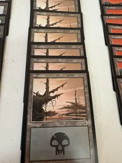 MTG Portal Basic Land Set 100 Cards 20 of each type Old School Old Border Lot - Image 4