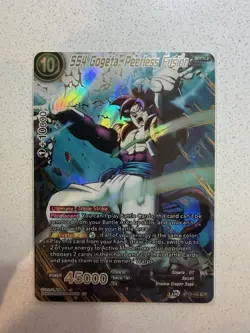 SS4 Gogeta, Peerless Fusion BT10-154 SCR 1st Ed - Dragon Ball Super Card Game - Image 1
