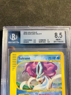 Suicune H25/H32 Holo ENG🇬🇧 Aquapolis NM/Mint BGS 8,5 🧨 Pokemon Card 📩 - Image 3