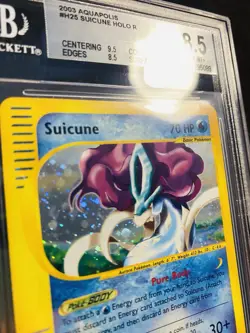 Suicune H25/H32 Holo ENG🇬🇧 Aquapolis NM/Mint BGS 8,5 🧨 Pokemon Card 📩 - Image 5