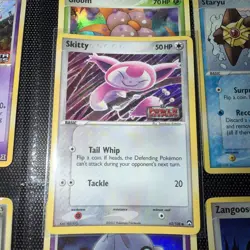 Skitty 62/108 EX Power Keepers Reverse Holo Common Pokemon Card 2007 - Image 2
