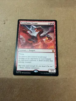 Twinflame Tyrant M 0097 Non/foil Foundations - MTG - Image 1