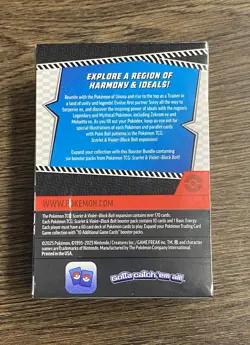Pokemon Scarlet & Violet Black Bolt Booster Bundle Factory Sealed 6 Packs 2025 - Image 2
