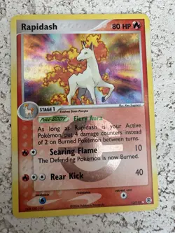 Rapidash 13/112 Reverse Holo Rare FireRed & LeafGreen Pokemon TCG NM/LP Pokeball - Image 1