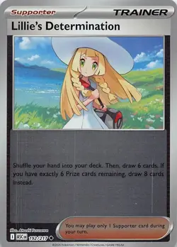 LILLIE'S DETERMINATION 192/217 UC POKEMON REVERSE HOLO NM SET OF 4 - Image 1