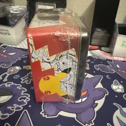 Pokemon 25th Anniversary Celebrations Treasure Chest Lunchbox Tin Factory SEALED - Image 5