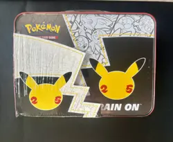 Pokemon TCG 25th Anniversary Celebrations Collector Chest Lunchbox - Image 4