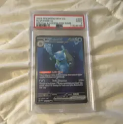 Blastoise ex 200/165 SV 151 Special Illustration Rare Holo EN 2023 PSA 9 - Image 1