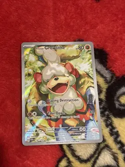 Pokemon TCG Hisuian Growlithe Illustration Rare Twilight Masquerade 181/167 NM - Image 1