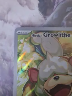 Pokemon TCG Hisuian Growlithe Twilight Masquerade IR 181/167 NM - Image 2