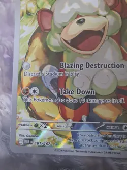 Pokemon TCG Hisuian Growlithe Twilight Masquerade IR 181/167 NM - Image 5