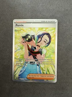 Pokemon TCG Perrin 220/167 and Hisuian Growlithe 181/ 167 Twilight Masquerade NM - Image 3