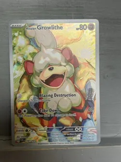 Pokemon TCG Hisuian Growlithe Twilight Masquerade Card 181/167 NM Condition - Image 3
