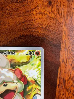 Pokemon TCG Hisuian Growlithe Illustration Rare Twilight Masquerade 181/167 NM - Image 2